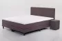 Beter Bed Basic Beter Bed Cisano Complete Boxspring met Gestoffeerd Matras 140x200 cm Donkergrijs - Thumbnail 2