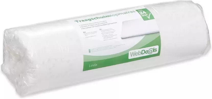 Beter Bed Traagschuim topmatras Linda 160x200cm dikte 7cm Ökotex gecertificeerd