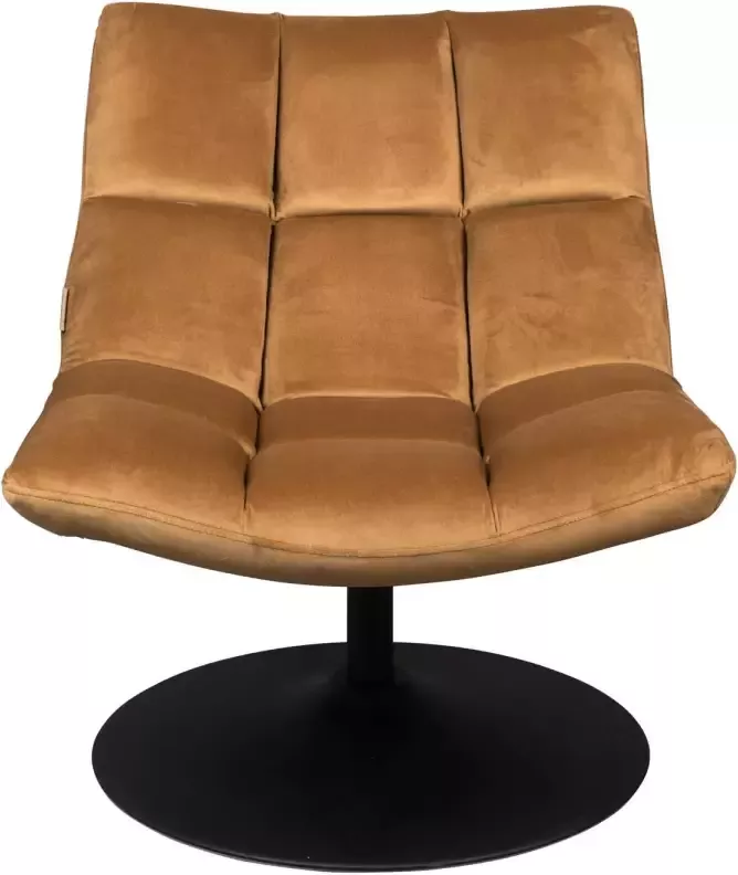 Dutchbone lounge chair bar velvet golden brown - Foto 2