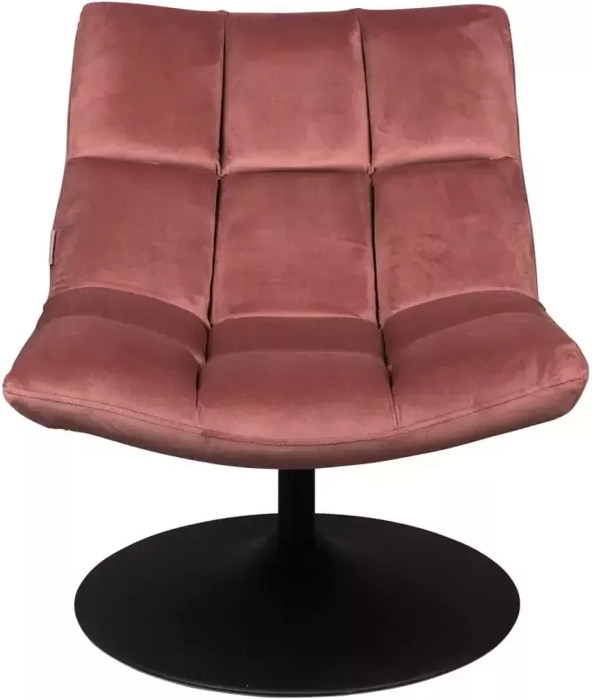 Dutchbone lounge chair bar velvet old pink - Foto 2