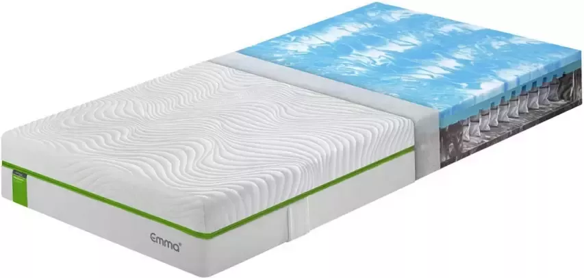 Emma Smart Medium Hybrid koudschuim pocketvering matras 120 x 200 cm 10 jaar garantie 21 cm tot 120 kg - Foto 2