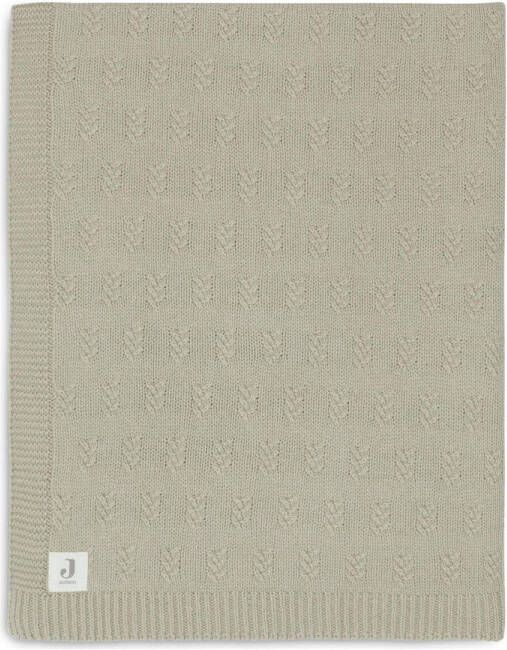 Jollein baby ledikantdeken 100x150cm Grain Knit Olive Green - Foto 2