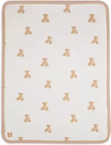 Jollein baby ledikantdeken fleece 100x150 cm Teddy Bear biscuit - Foto 2