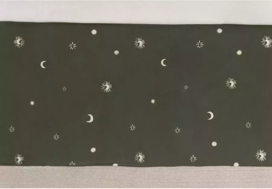 Jollein baby ledikantlaken 120x150 cm Stargaze Leaf Green - Foto 2