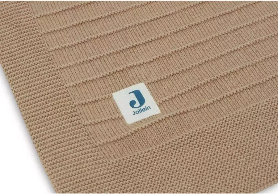 Jollein ledikantdeken Pure Knit Biscuit