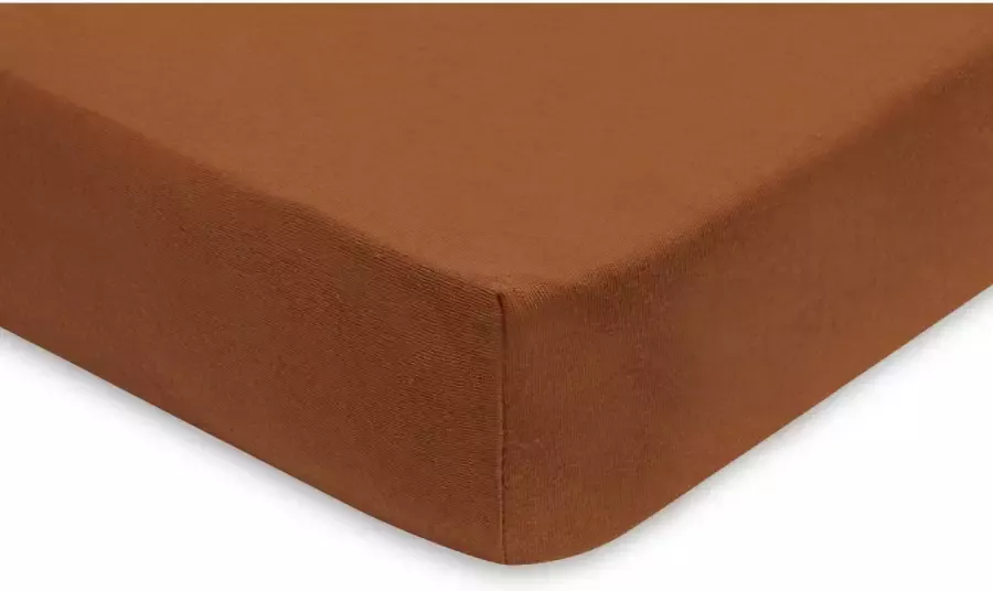 Jollein jersey wieg hoeslaken 40 50 x 80 90 cm Caramel set van 2