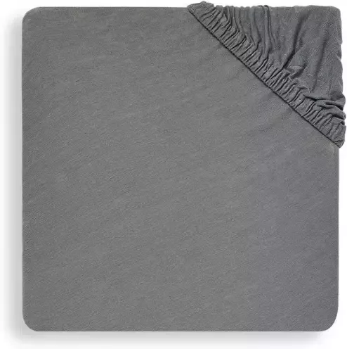Jollein jersey wieg hoeslaken 40x80 90cm grey