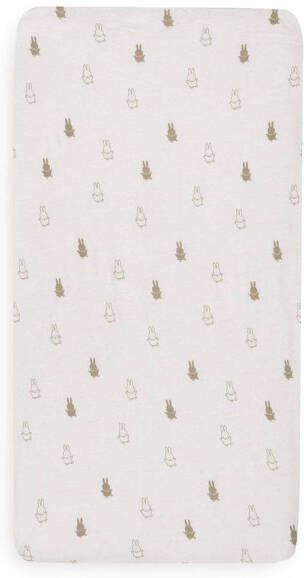 Jollein katoenen jersey wieg hoeslaken 40 50x80 90cm Happy Miffy Olive Green - Foto 2