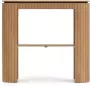 Kave Home Licia consoletafel met 1 lade in massief mangohout 120 x - Thumbnail 3