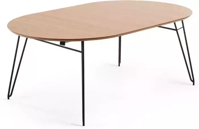Kave Home Novac ronde uitschuifbare tafel novac Ø 120 (200) x 75 cm (mtk0176) - Foto 5