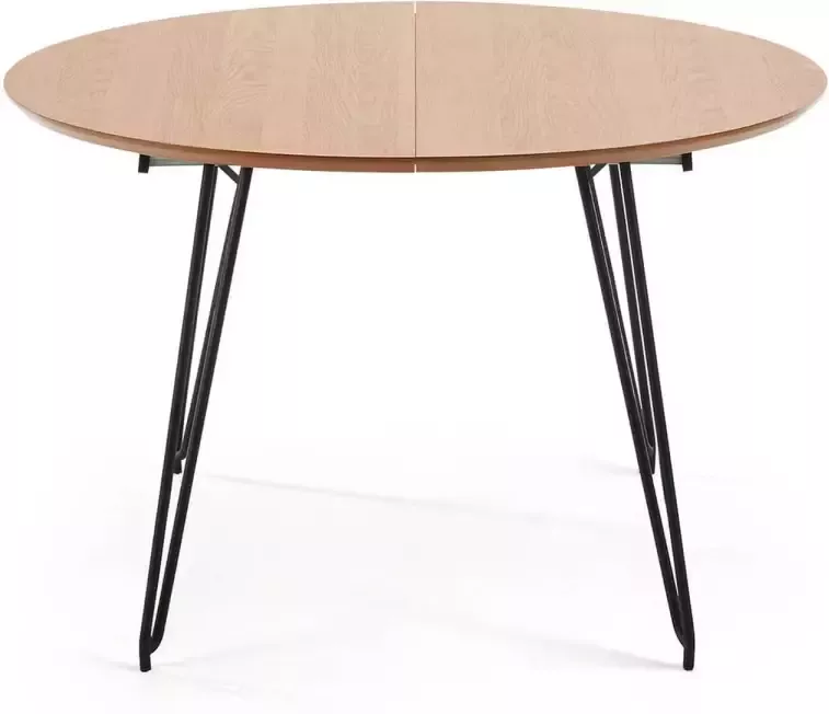 Kave Home Novac ronde uitschuifbare tafel novac Ø 120 (200) x 75 cm (mtk0176) - Foto 4