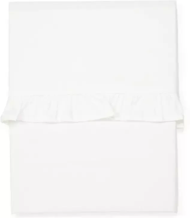 Koeka Ruffle baby wieglaken 80x100 cm warm white - Foto 2