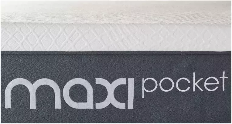 Maxi Pocket Matras 160 x 200 cm Pocketvering Matras met 2 Gratis Hoofdkussens Dikte: 23 cm Tweepersoonsmatrassen