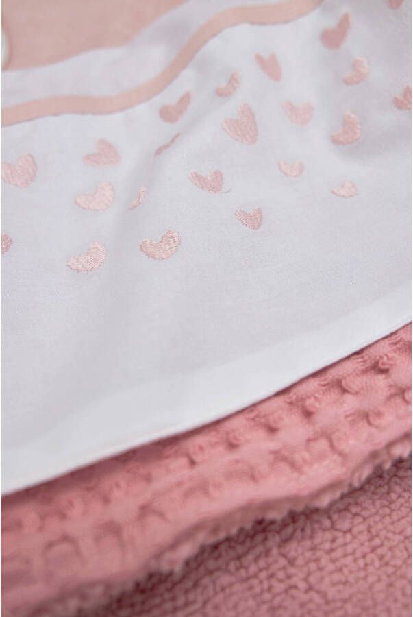 Meyco baby ledikantlaken Hearts soft pink - Foto 2
