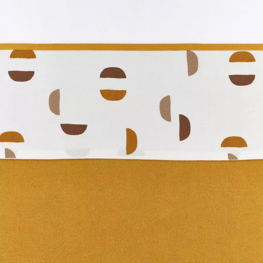 Meyco baby ledikantlaken Shapes 100x150 cm honey gold
