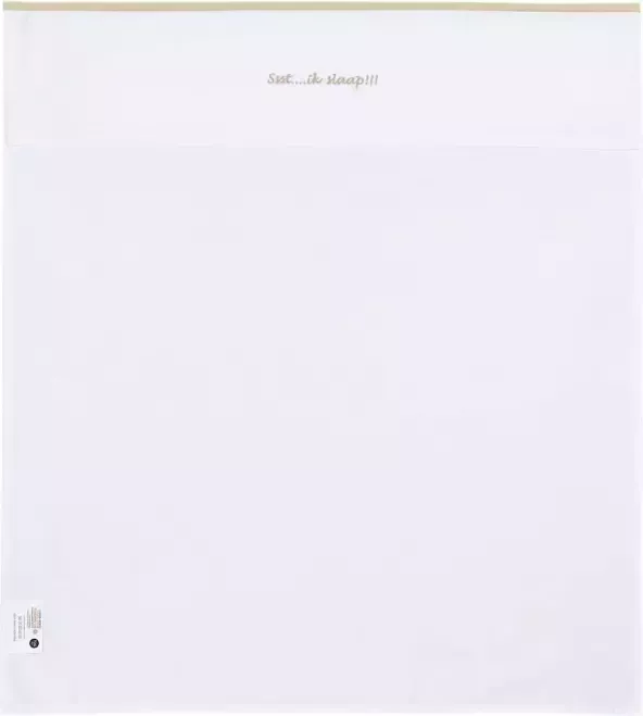 Meyco baby ledikantlaken Ssst...ik slaap!! 100x150 Sand - Foto 2