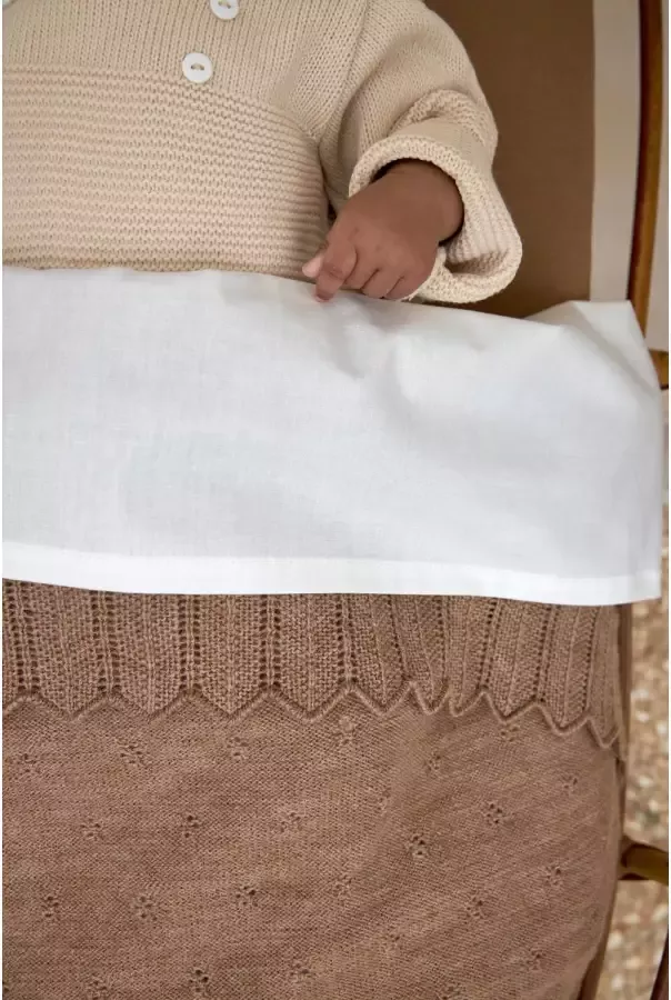 Meyco baby ledikantlaken Uni 100x150cm set van 2 Offwhite - Foto 2