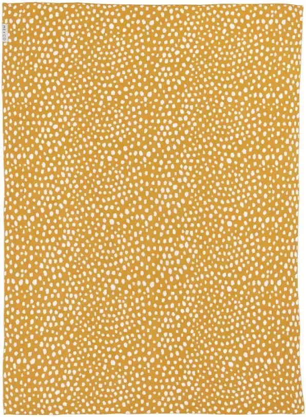 Meyco baby wiegdeken Cheetah 75x100 cm honey gold