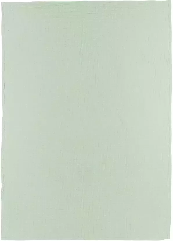 Meyco hydrofiele baby ledikantlaken 100x150cm soft green - Foto 2