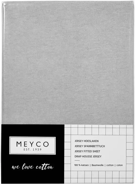 Meyco katoenen jersey hoeslaken ledikant 60x120 cm - Foto 2