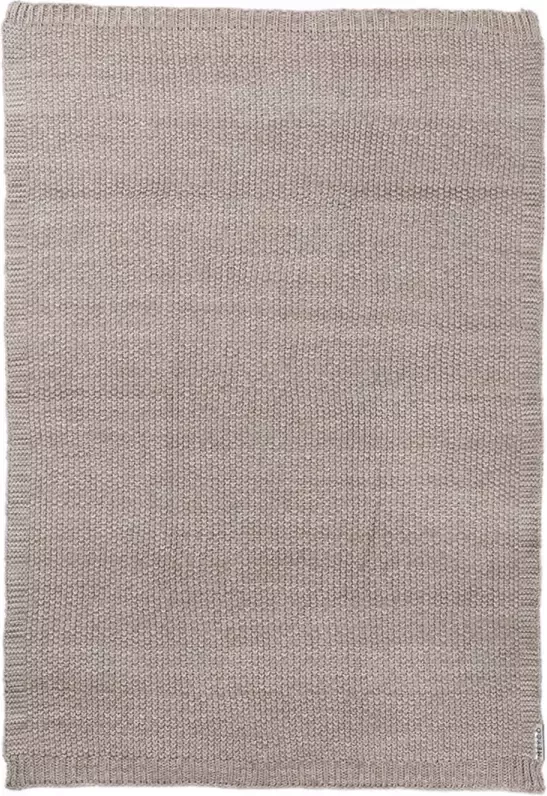 Meyco Silverline Relief Mixed ledikantdeken 100x150 cm zand