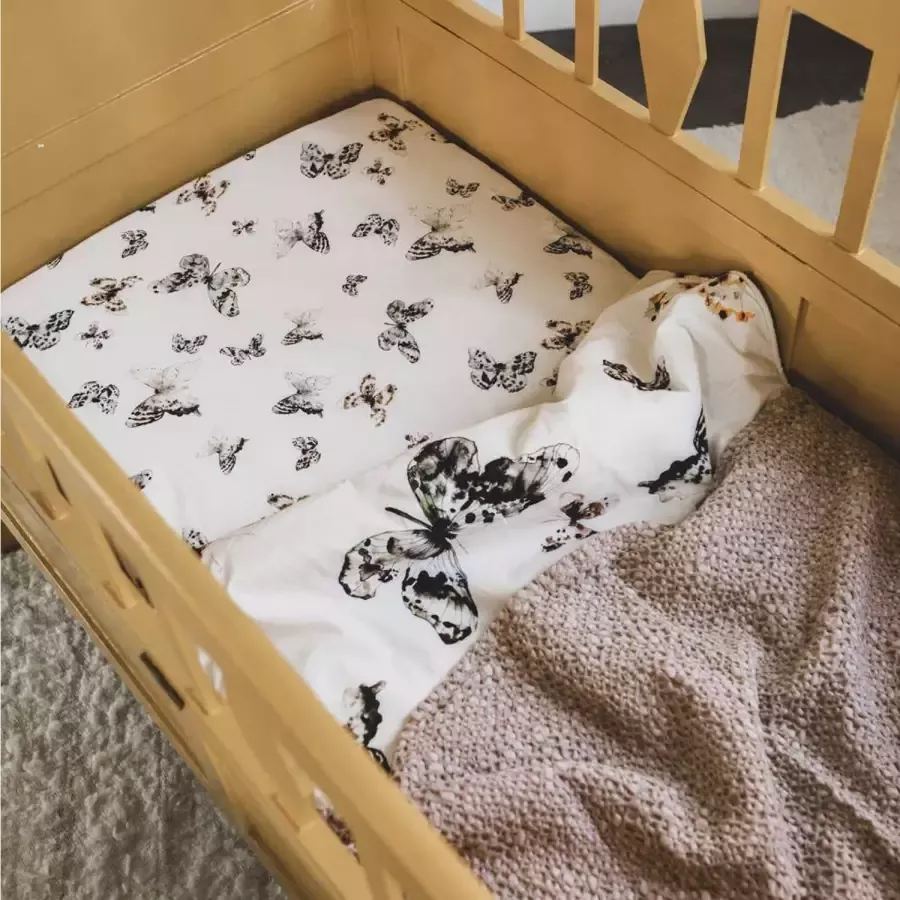 Mies & Co baby wiegdeken Honeycomb 70x100 cm blossom powder