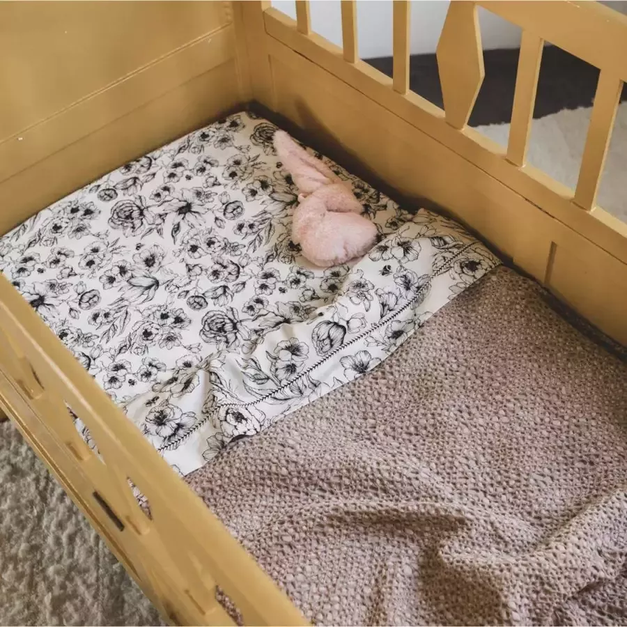 Mies & Co baby wiegdeken Honeycomb 70x100 cm blossom powder - Foto 2