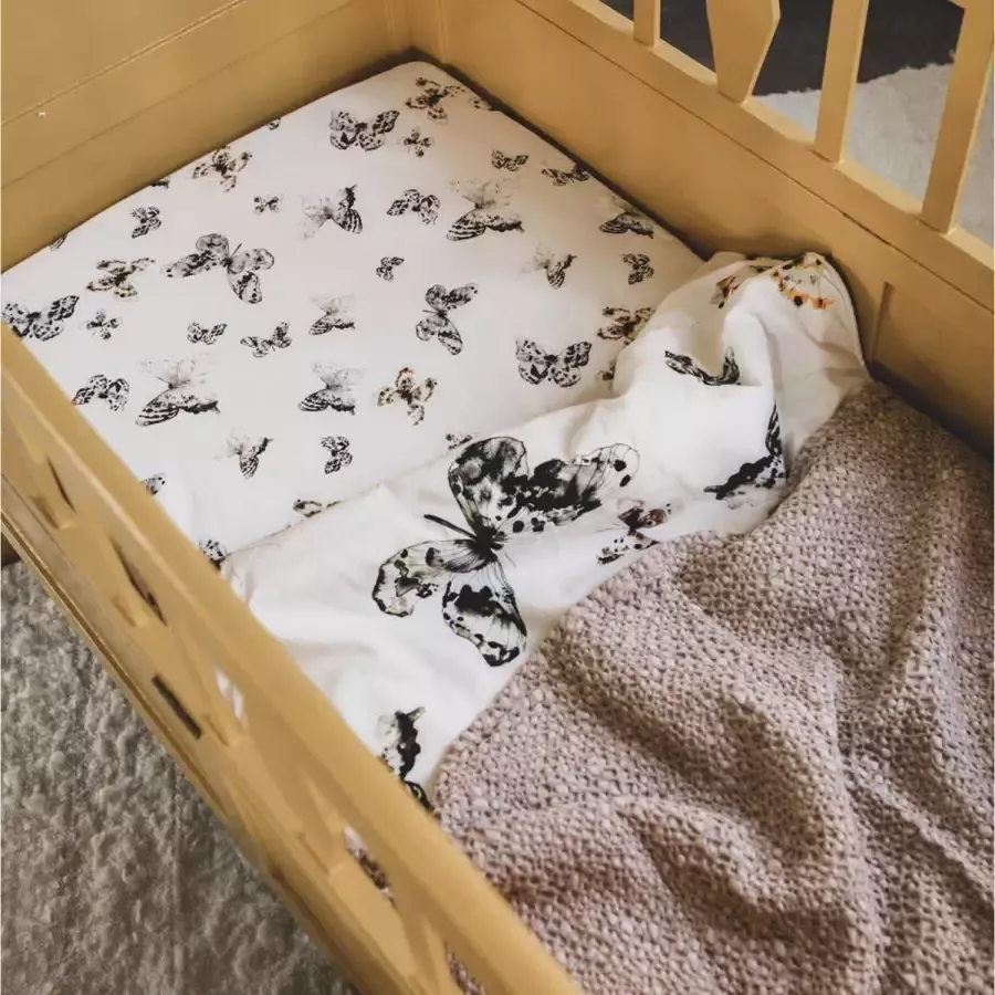 Mies & Co baby wieglaken Fika butterfly 80x100 cm