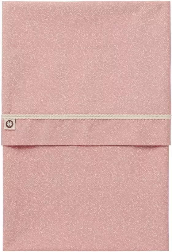 Noppies Baby Comfort Tiny Dot poplin 2-way ledikantlaken Misty Rose