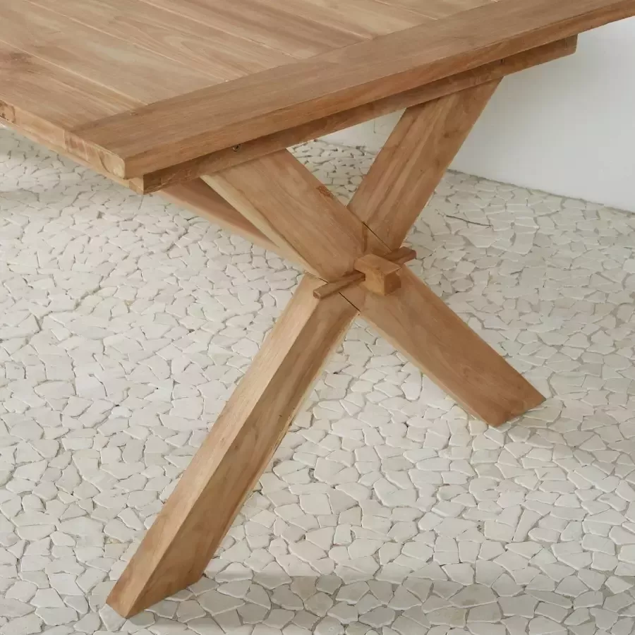 NOUS Garden teak tuintafel Tautan (200x100 cm)