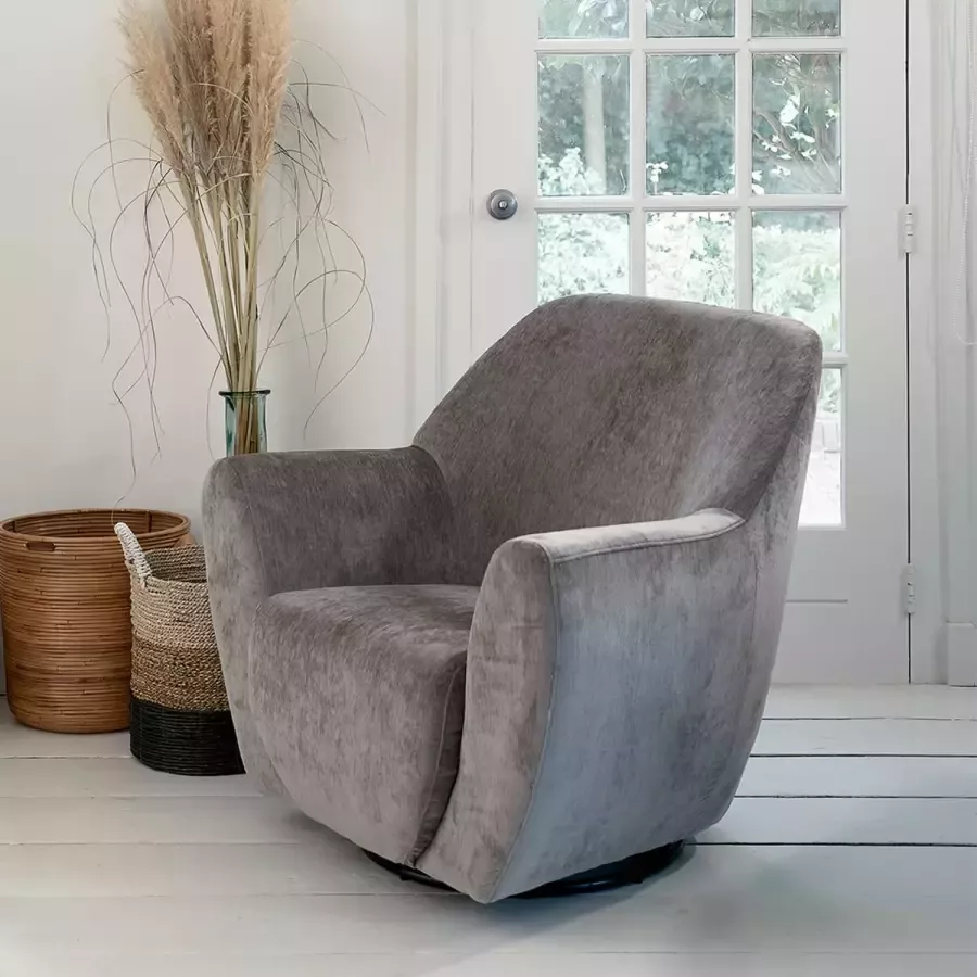Rivièra Maison Riviera Maison The Jill Swivel Chair Fabulous Flax 101.0x88.0x88.0cm - Foto 3