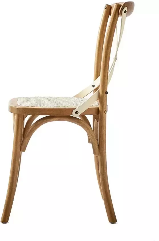 Riviera Maison Saint Etienne Dining Chair Eikenhout Rattanschil Bruin 49.0x52.0x88.0 cm - Foto 2