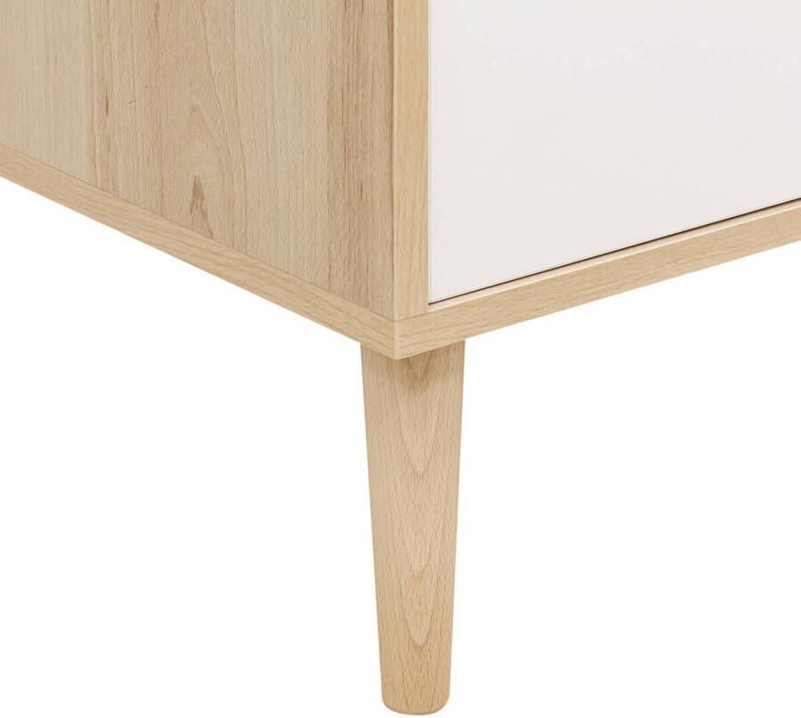 ToiToiKids Jort Kledingkast 2-Deurs Wit Naturel - Foto 2