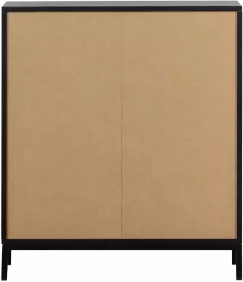 Vtwonen Lower Case Modulaire Wandkast 4 Vakken Open Zwart Incl. Onderstel - Foto 2