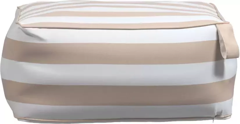 Vtwonen Opblaasbare buitenpoef Sit On Air- Polyester Zand Wit Set van 2 - Foto 4