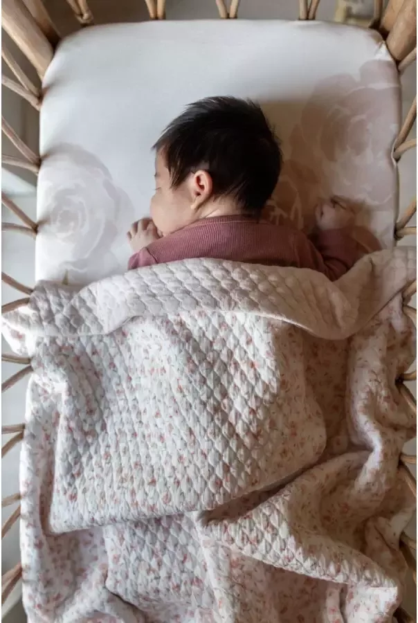 Yumi Baby ledikantdeken 100x140 cm Fleur de Jardin