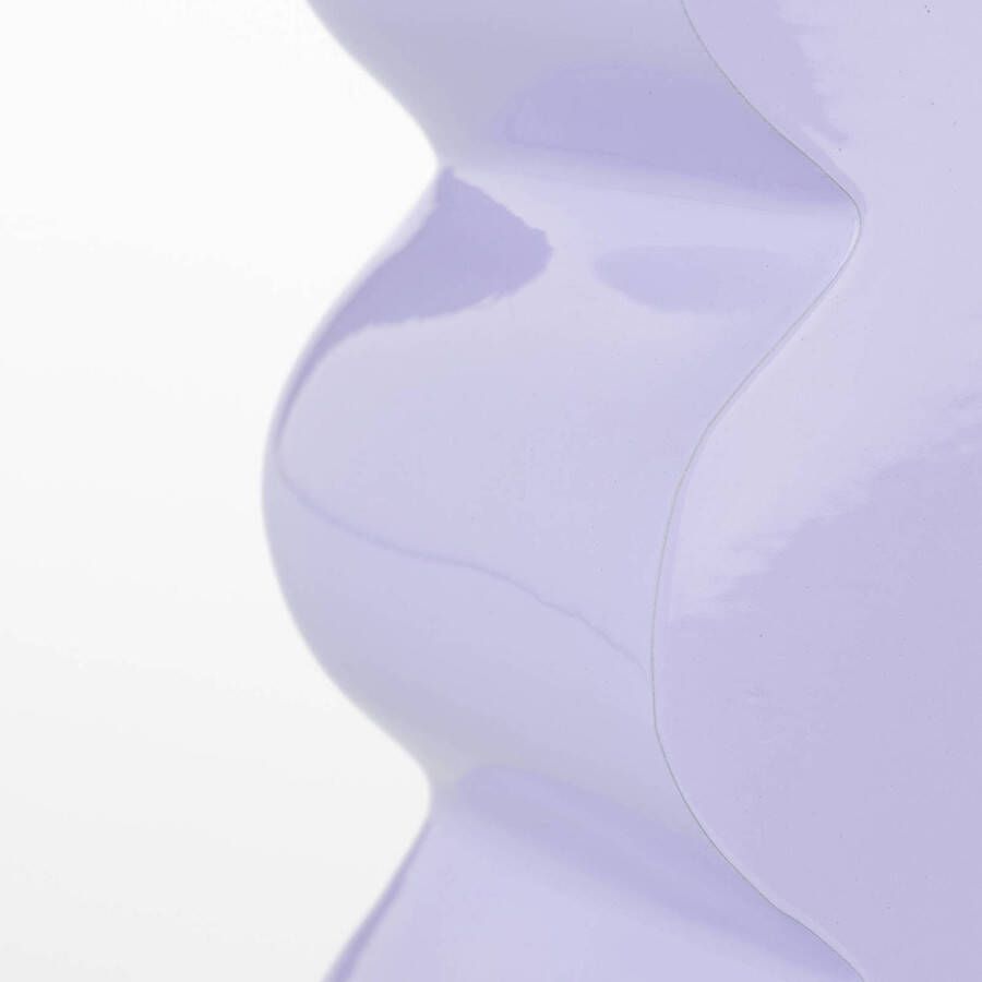 Zuiver Curves Kruk H 45 cm Shiny Lilac
