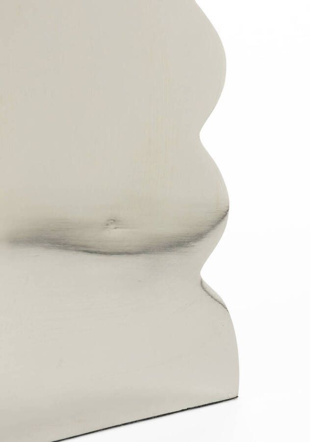 Zuiver Curves Kruk H 45 cm Shiny Silver - Foto 2