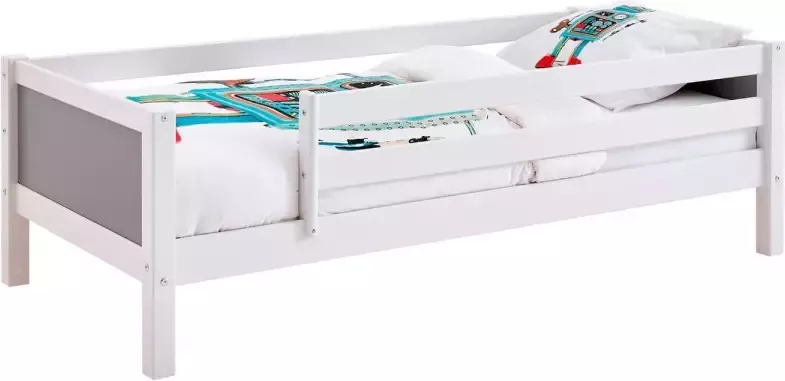 Flexworld Bedbank Jip met uitvalbeveiliging 90 x 200 cm wit grijs