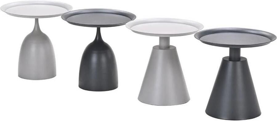 Garden Impressions Mioala bijzettafel (50xH48 cm) Mioala bijzettafel diameter 50xH48 cm taupe Mioala bijzettafel diameter 50xH48 cm taupe - Foto 3