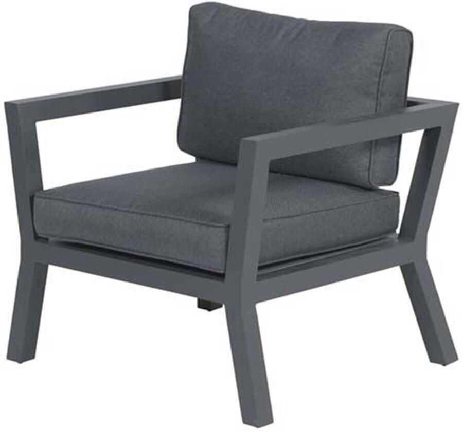 Garden Impressions Colorado lounge stoel carbon black reflex black - Foto 3