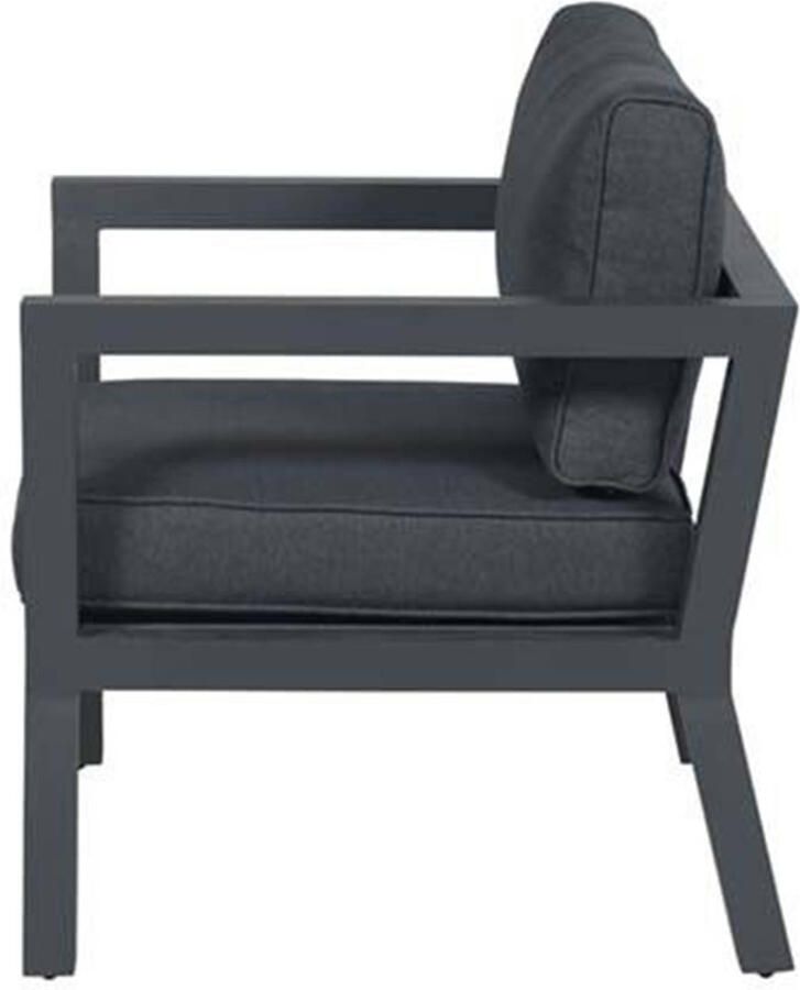 Garden Impressions Colorado lounge stoel carbon black reflex black - Foto 1