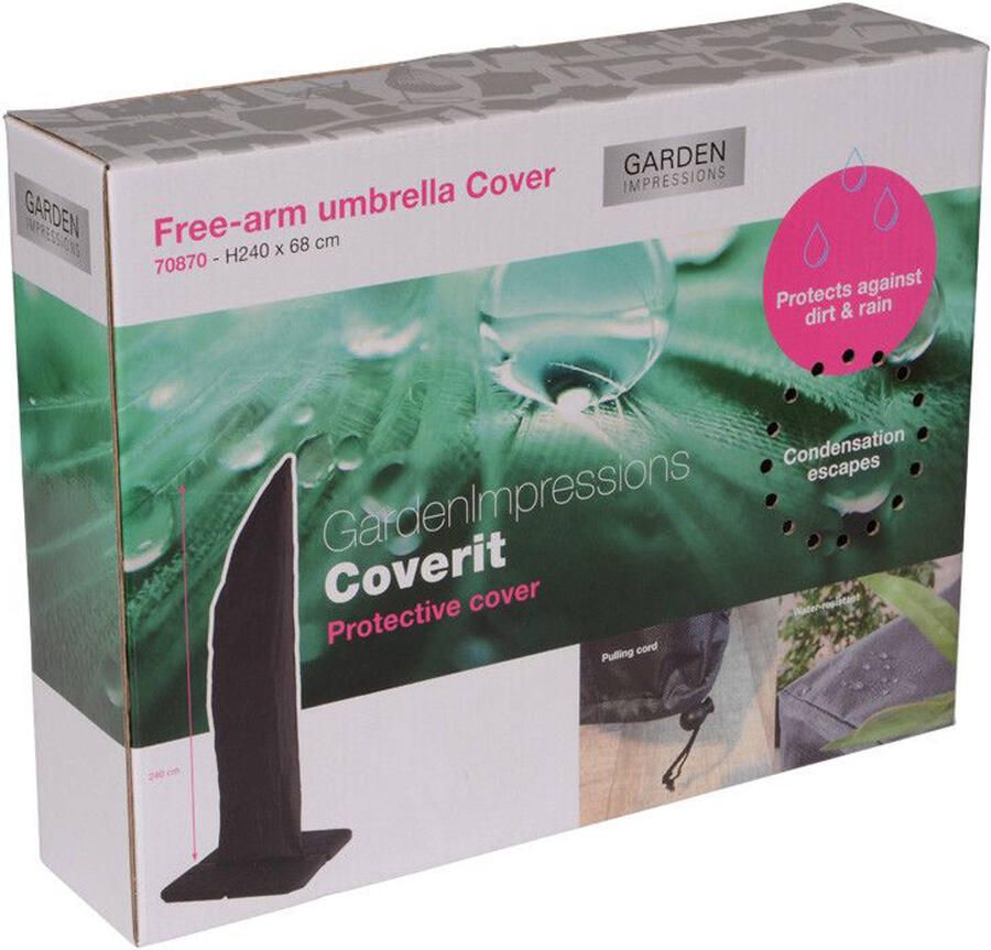 Garden Impressions Coverit free-arm parasolhoes 240x68