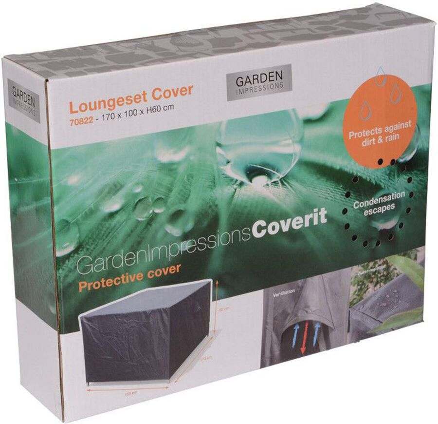 Garden Impressions Coverit loungeset beschermhoes 170x100xH60