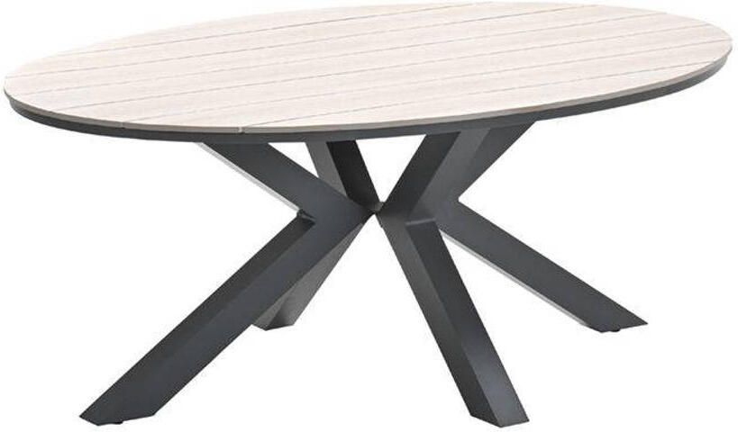 Garden Impressions Edison tafel ovaal 180 cm -light teak Vironwood - Foto 3