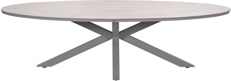 Garden Impressions Edison tafel ovaal 280x140 cm -taupe -light teak Vironwood - Foto 2