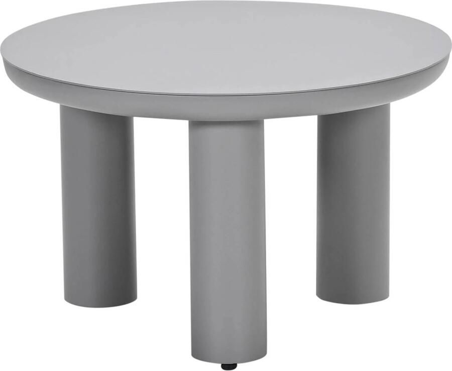 Garden Impressions Elefanti aluminium lounge tafel Ø60xH38 cm taupe