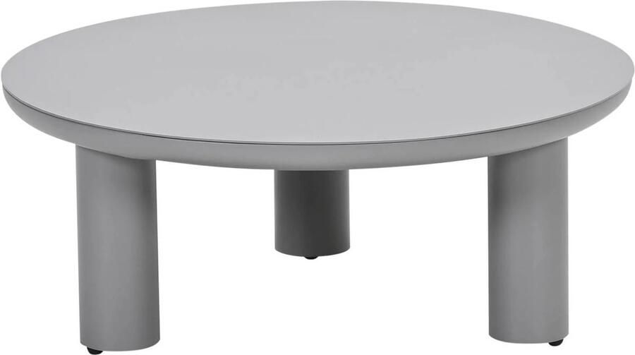 Garden Impressions Elefanti aluminium lounge tafel Ø80xH32 cm taupe