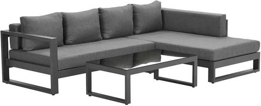 Garden Impressions Esmee loungeset links carbon black mystic grey
