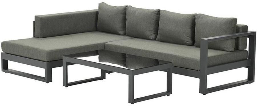 Garden Impressions Esmee loungeset rechts carbon black mystic grey